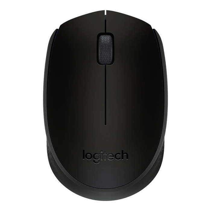 Logitech M171 1000DPI USB Wireless Mouse with 2.4G Receiver (Black)