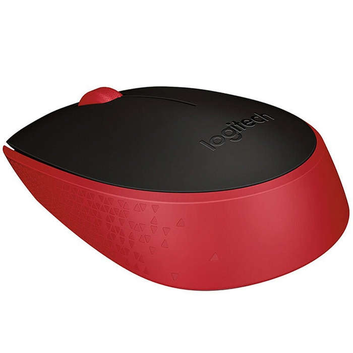 Logitech M171 1000DPI USB Wireless Mouse with 2.4G Receiver (Red)