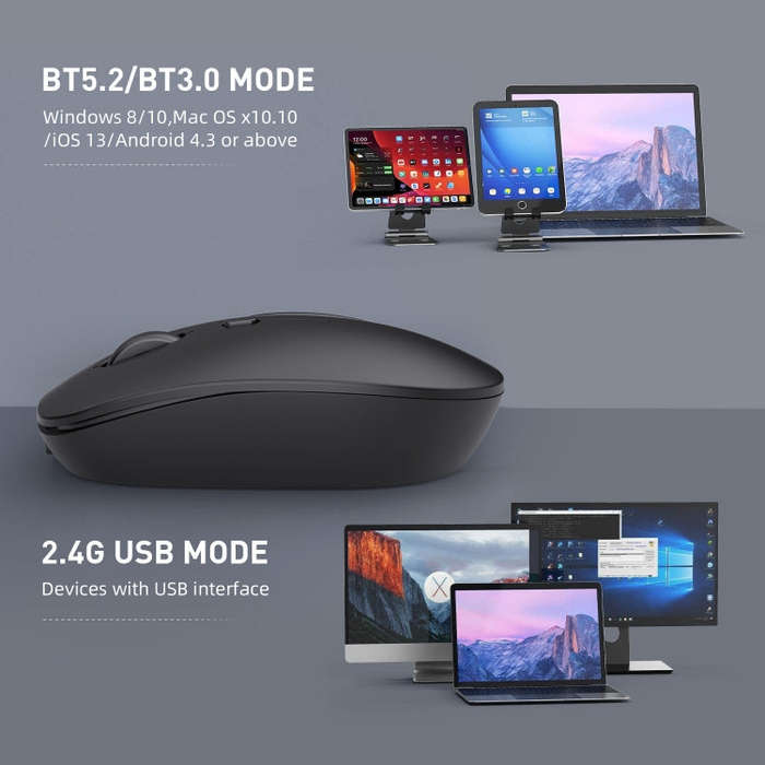 MKESPN 859 2.4G Wireless Mouse (White)