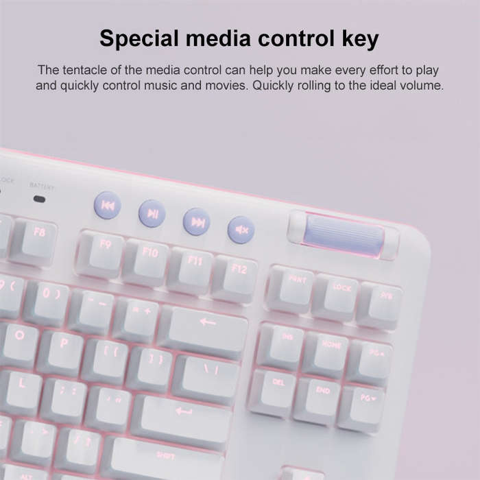 Logitech Aurora G713 RGB Wired Game E-sports 87-key Mechanical Keyboard with Palm Support, Tea Shaft