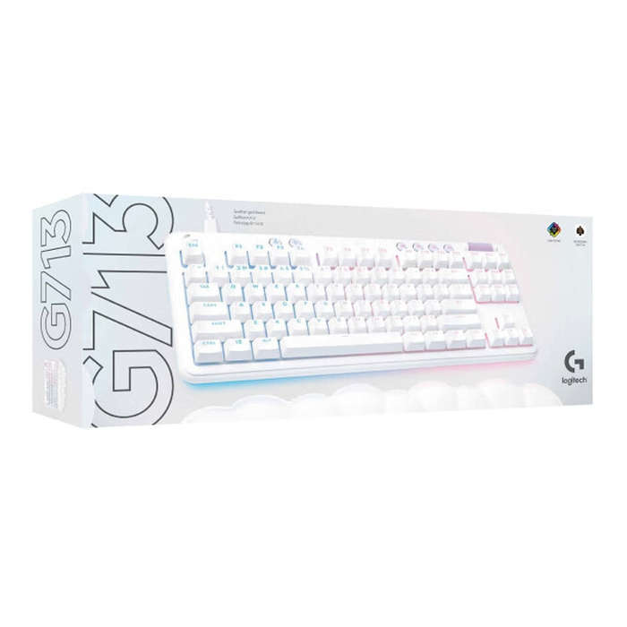 Logitech Aurora G713 RGB Wired Game E-sports 87-key Mechanical Keyboard with Palm Support, Tea Shaft