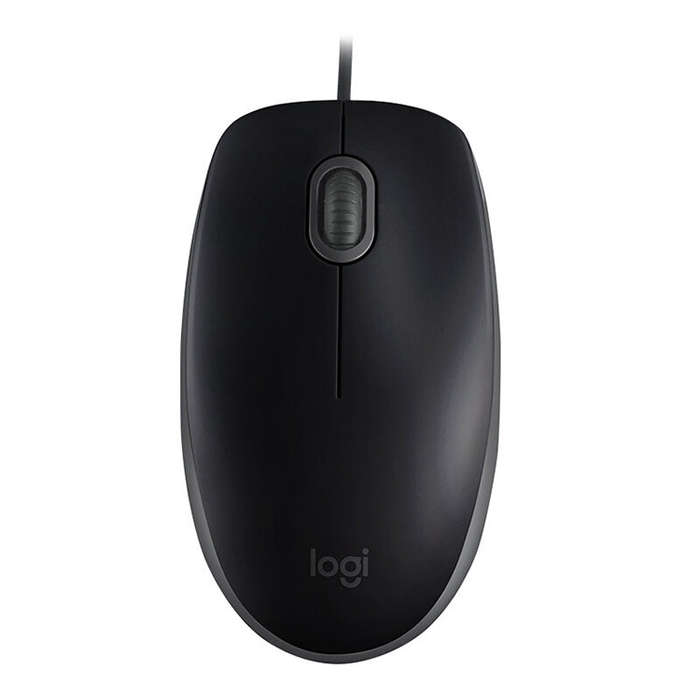 Logitech M110 1000DPI Wired Mouse USB Silent Mouse (Black)