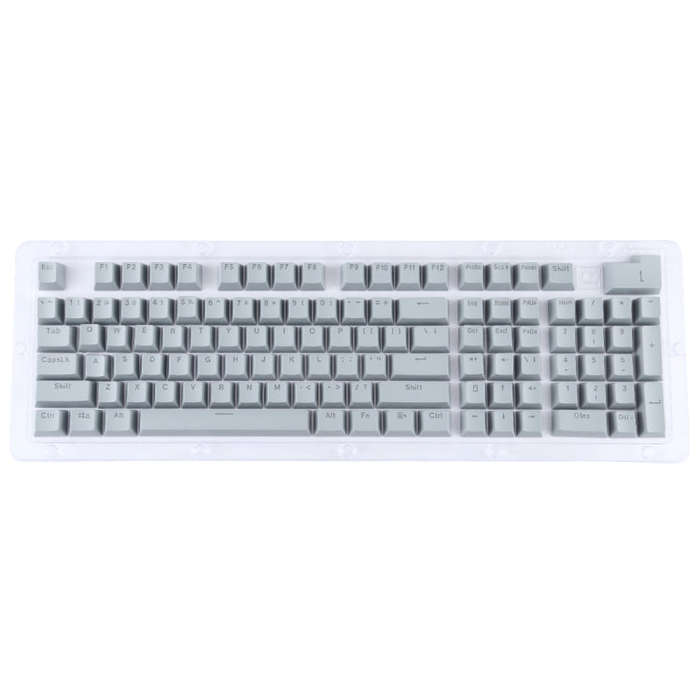 ABS Translucent Keycaps, OEM Highly Mechanical Keyboard, Universal Game Keyboard (Grey)
