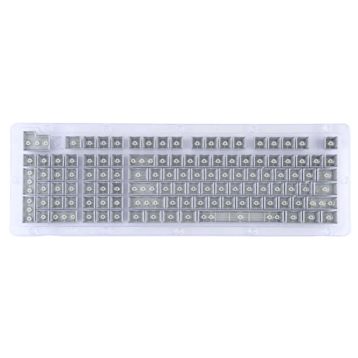 ABS Translucent Keycaps, OEM Highly Mechanical Keyboard, Universal Game Keyboard (Grey)
