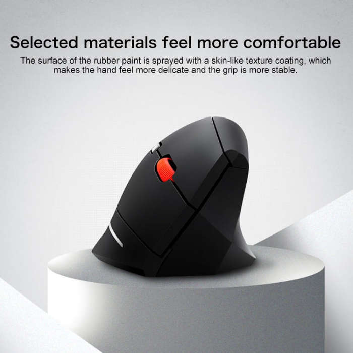Lenovo thinkplus Ergonomics Design Wireless Mouse (Black)