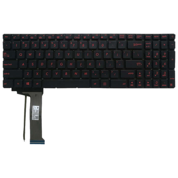 US Keyboard with Backlight for Asus GL551 GL551J GL551JK GL551JM GL551JW GL551JX G552 G552V G552V...