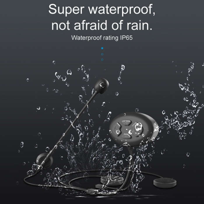 Dier DK12 800m Helmet Wireless Bluetooth Headset 5.0 Waterproof Double Motorcycle Call Headset Wi...