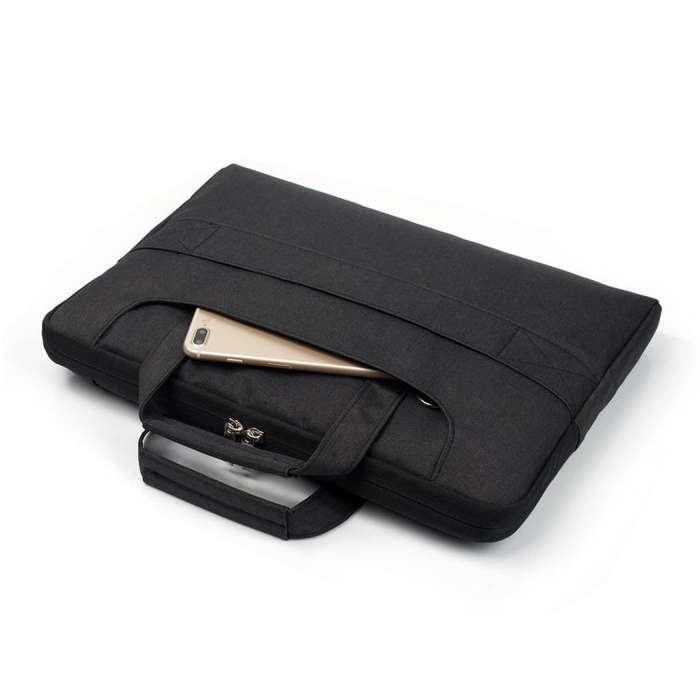 Portable One Shoulder Handheld Zipper Laptop Bag, For 13.3 inch and Below Macbook, Samsung, Lenov...