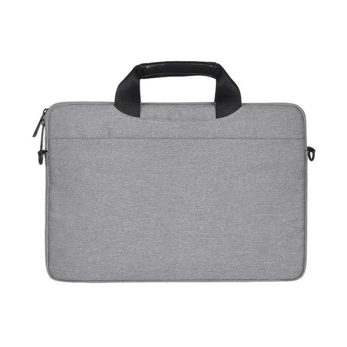14.1 inch Breathable Wear-resistant Fashion Business Shoulder Handheld Zipper Laptop Bag with Sho...