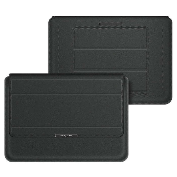 4 in 1 Universal Laptop Holder PU Waterproof Protection Wrist Laptop Bag, Size: 17 inch(Black)