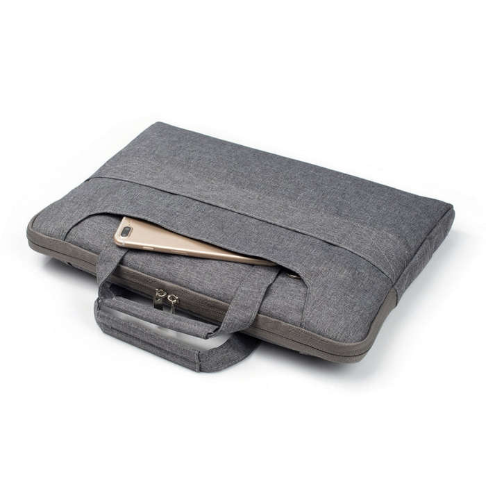 Portable One Shoulder Handheld Zipper Laptop Bag, For 15.4 inch and Below Macbook, Samsung, Lenov...