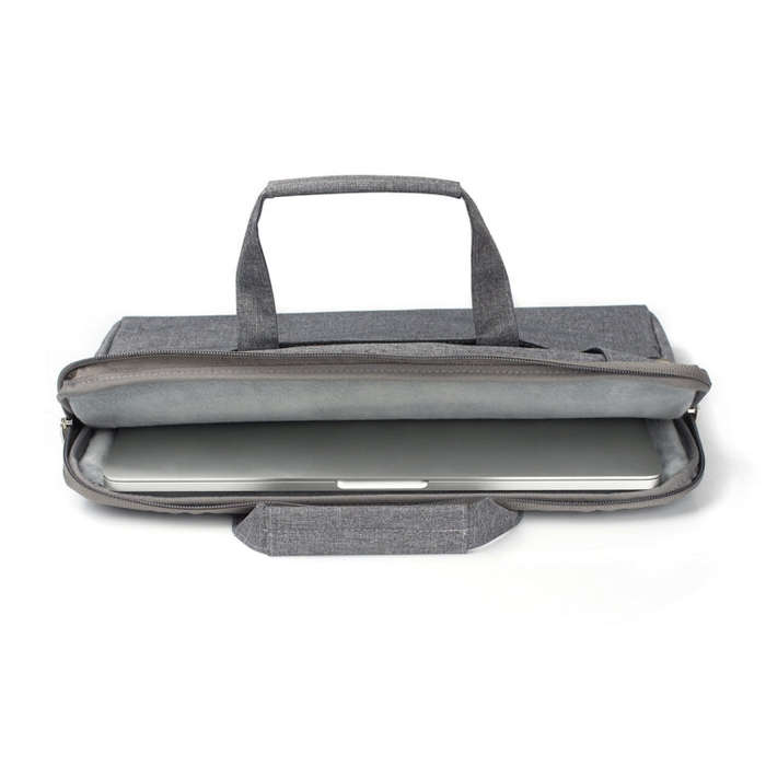 Portable One Shoulder Handheld Zipper Laptop Bag, For 15.4 inch and Below Macbook, Samsung, Lenov...