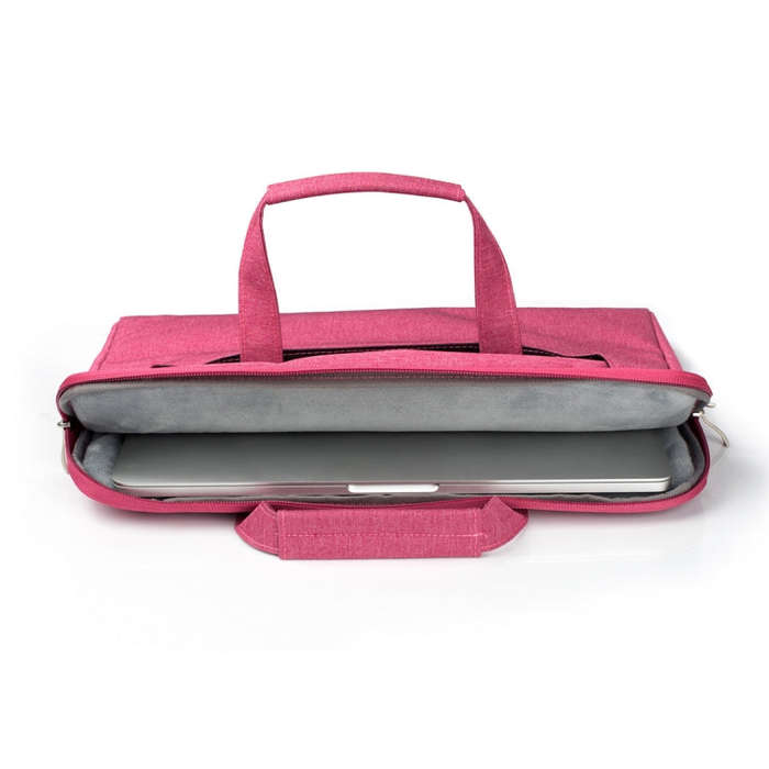 Portable One Shoulder Handheld Zipper Laptop Bag, For 15.4 inch and Below Macbook, Samsung, Lenov...