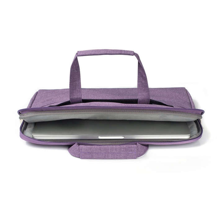 Portable One Shoulder Handheld Zipper Laptop Bag, For 15.4 inch and Below Macbook, Samsung, Lenov...