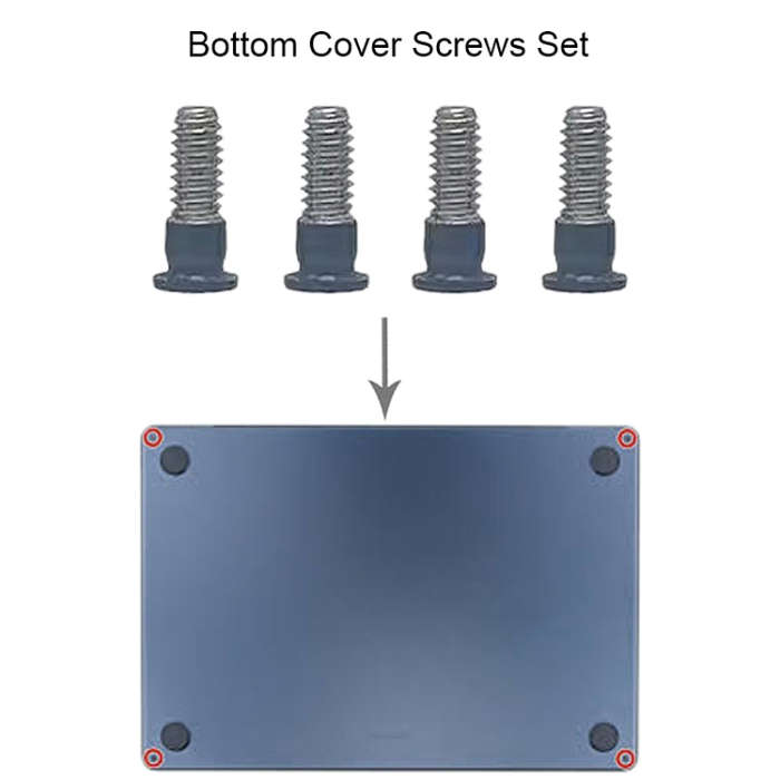 For MacBook Air 15.3 M2 A2941 Bottom Cover Screws Set (Grey)