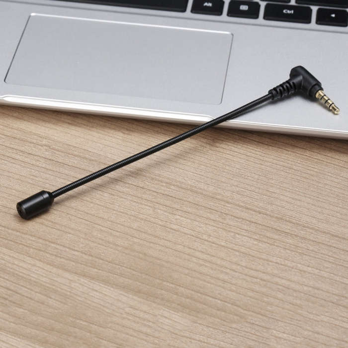 BOYA BY-UM4 3.5mm Interface Plug Live Show Omni-directional Condenser Mic Mini Flexible Microphon...
