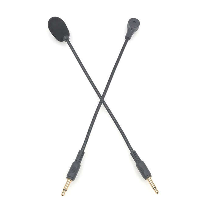 ZJ033MR-03 17cm Mono 3.5mm Straight Plug Gaming Headset Sound Card Live Microphone