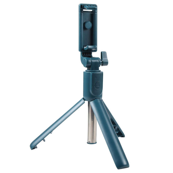 R1 Multifunctional Bluetooth Tripod Selfie Stick (Dark Green)