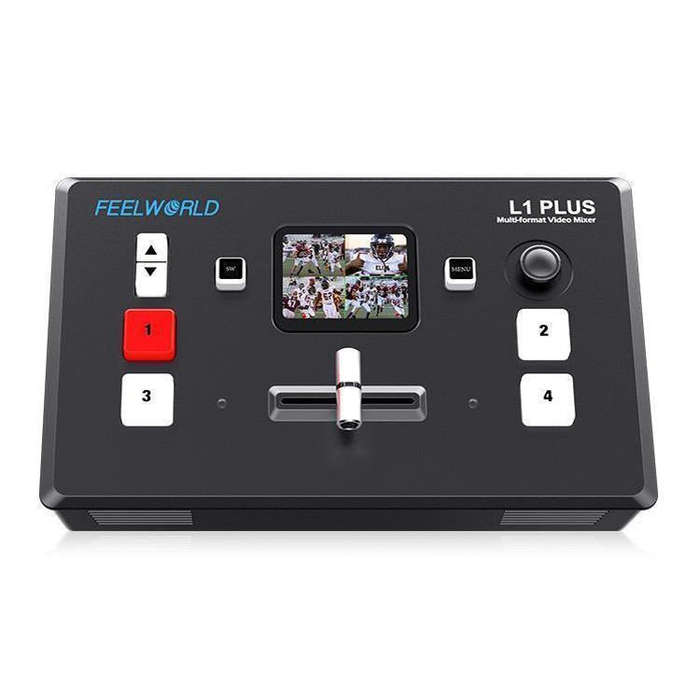 FEELWORLD L1 PLUS Multi-camera Video Mixer Switcher Touch Screen PTZ Control USB3.0 Fast Streamin...
