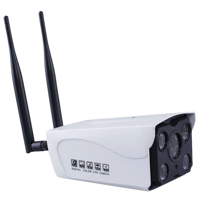 J-02100 1.0MP Dual Antenna Smart Wireless Wifi IP Camera, Support Infrared Night Vision & TF Card...