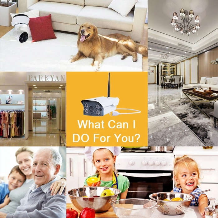 J-01130 1.3MP Smart Wireless Wifi IP Camera, Support Motion Detection & Infrared Night Vision & T...