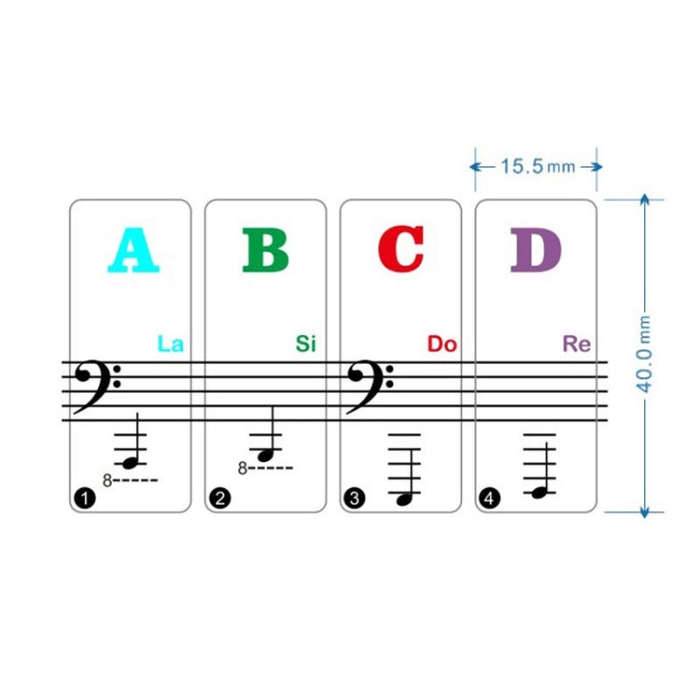2 PCS 88 / 61 / 54 / 49 Keys Piano Electronic Organ Keyboard Hand Roll Piano Notation Musical Sca...