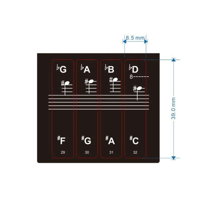 2 PCS 88 / 61 / 54 / 49 Keys Piano Electronic Organ Keyboard Hand Roll Piano Notation Musical Sca...