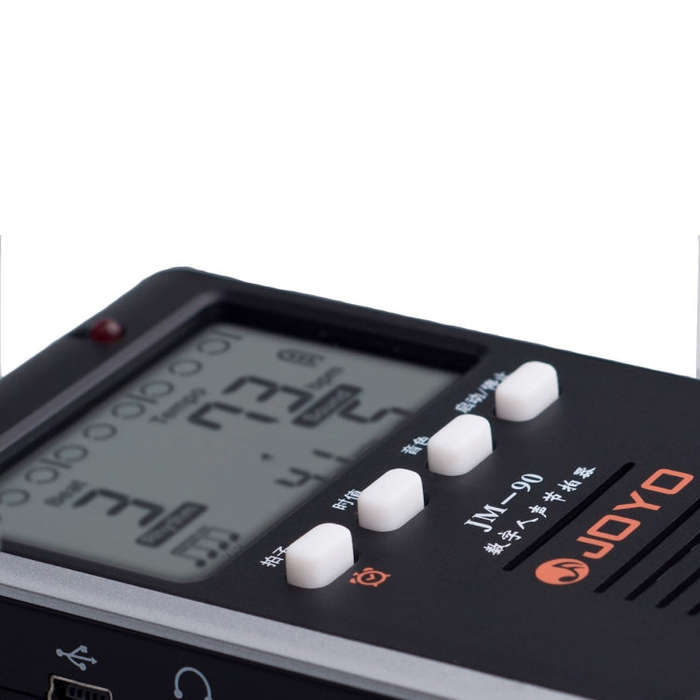 JOYO JM-90 Mini Portable Rechargeable Clip-on LED Indicator Electronic Digital Metronome Tone Gen...
