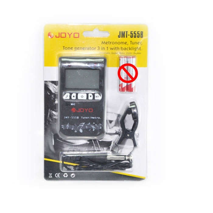 JOYO JMT-555B Metronome Tuner Chromatic Digital LCD Backlight with Tone Generator 3 in 1 Kit for ...