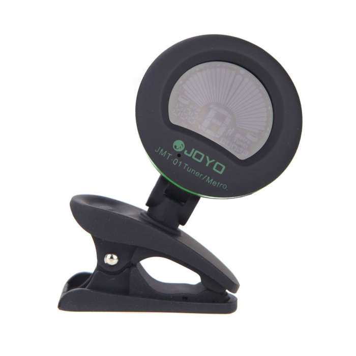 JOYO JMT-01 Clip-on Electric Guitar Tuner & Metronome Built-in Mic Color Screen for Guitar Violin...