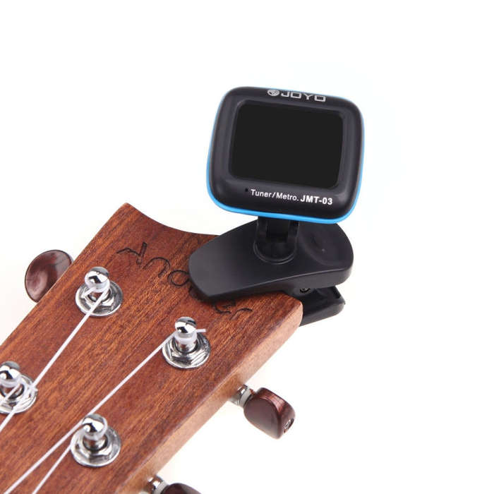JOYO JMT-03 Portable Clip-on Guitar Tuner Metronome Supports MIC and CLIP Tuning Mode 2-in-1 360-...