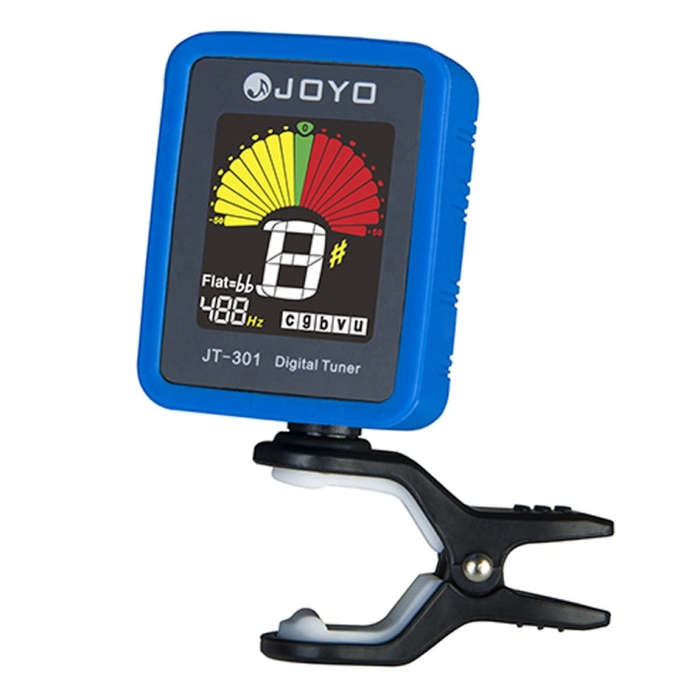 JOYO JT-301 Clip-on Electric Digital Tuner Universal Portable with Silica Gel Cover for Guitar Ch...