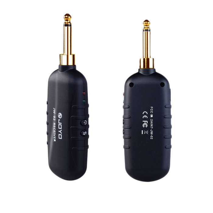 JOYO JW-02 Portability Guitar Wireless Audio Transmitter Audio Receiver (Black)