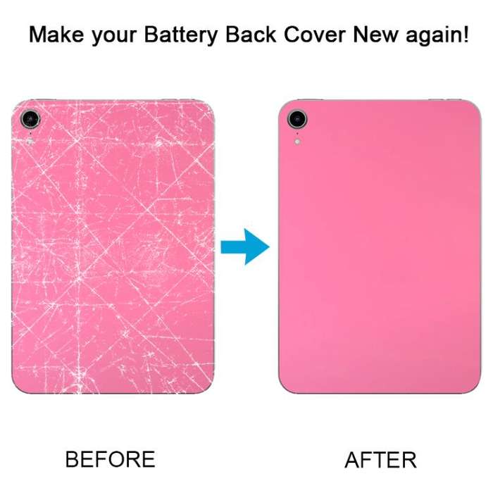 For iPad Mini 6 2021 4G Version Aluminum Alloy Back Battery Cover(Black)