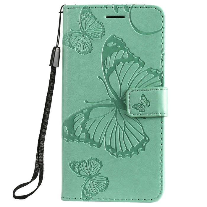 Butterfly Embossing Pattern Horizontal Flip Leather Case for Motorola Moto G7 Play, with Card Slo...