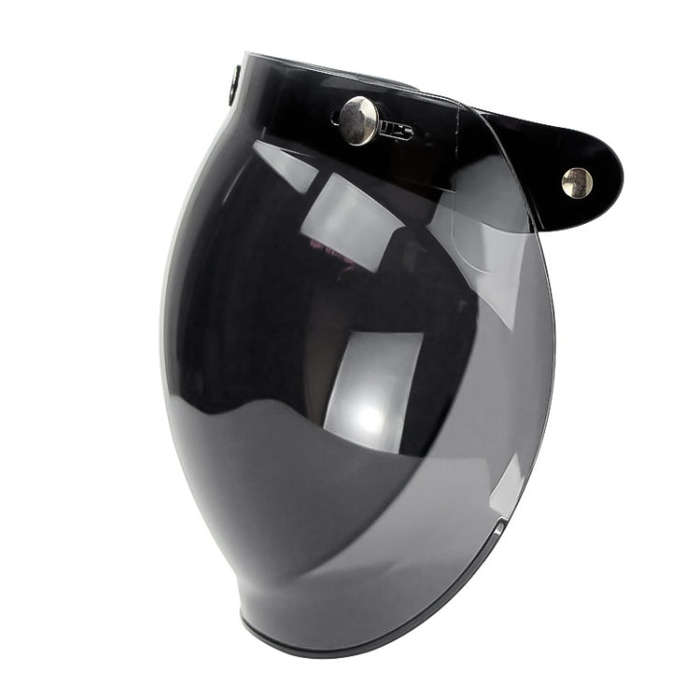 Soman Motorcycle Bubble Visor Open Face Helmet Visor Helmet Windshield Shield with Transparent Fr...