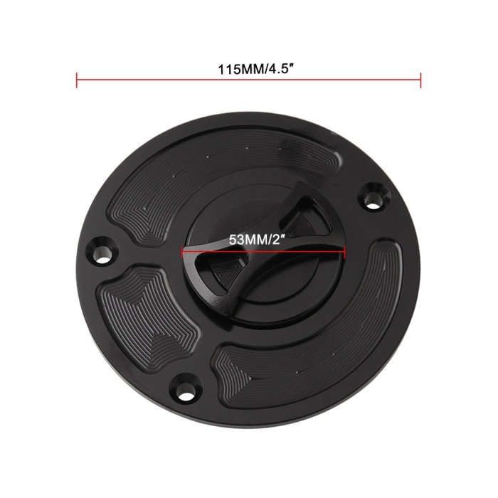 MB-OC029-BK Motorcycle Aluminum Oil Box Cover for Kawasaki FZX-6R / ZX-6RF 1-3 (Black)