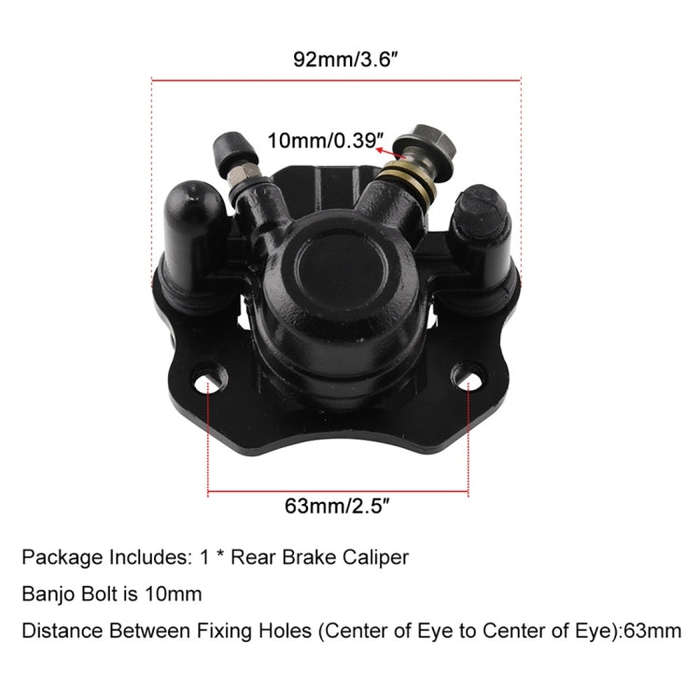 Right Side Modified Rear Brake Caliper for Motocycle / 50CC 70CC 90CC 110CC 125CC 150CC ATV Quad ...