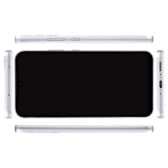 For Samsung Galaxy A34 Black Screen Non-Working Fake Dummy Display Model(White)