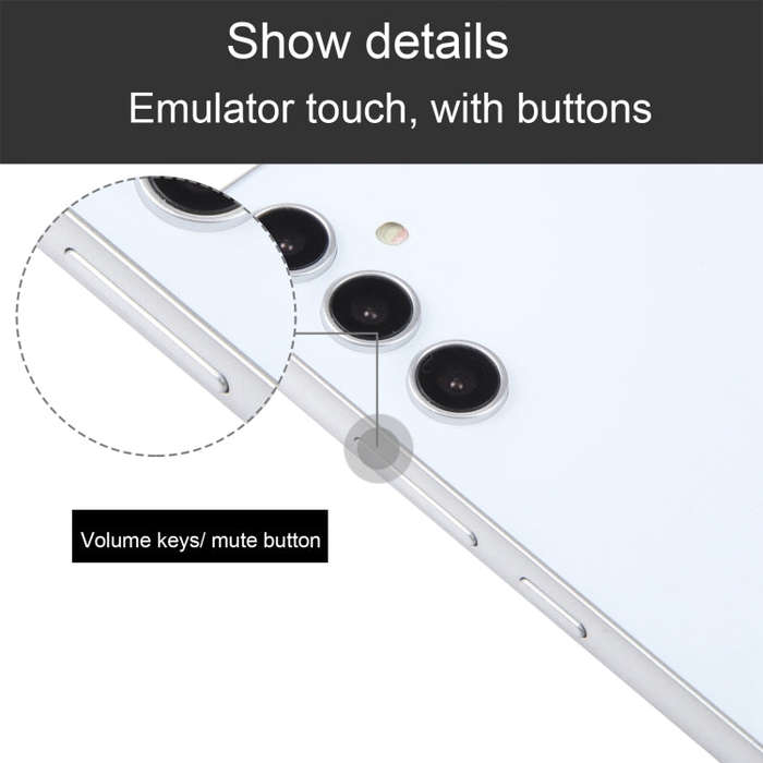 For Samsung Galaxy A34 Black Screen Non-Working Fake Dummy Display Model(White)