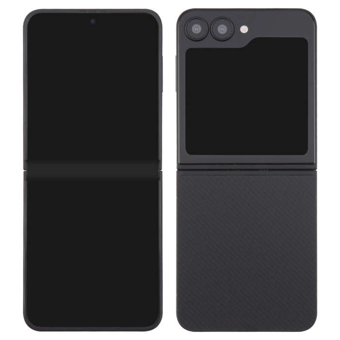 For Samsung Galaxy Z Flip6 Black Screen Non-Working Fake Dummy Display Model (Black)