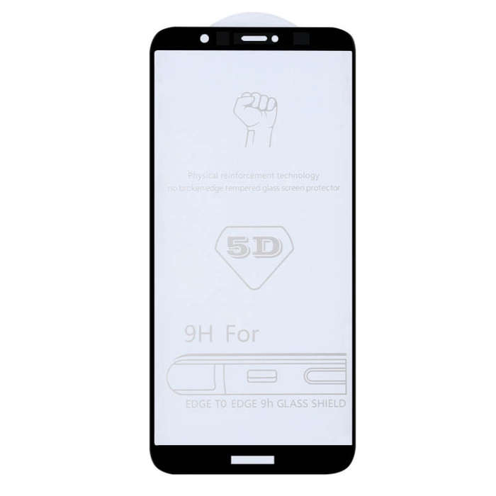 9H 5D Full Glue Full Screen Tempered Glass Film for Huawei Enjoy 7S / P Smart