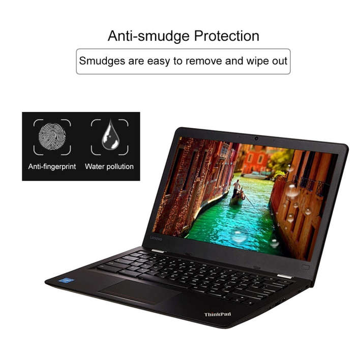0.4mm 9H Surface Hardness Full Screen Tempered Glass Film for Lenovo ThinkPad 13 Chromebook 13.3 ...