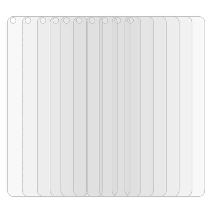 For Huawei Honor Play 3  50 PCS 0.26mm 9H 2.5D Tempered Glass Film