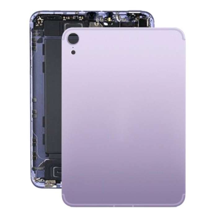 For iPad Mini 6 2021 4G Version Aluminum Alloy Back Battery Cover(Purple)