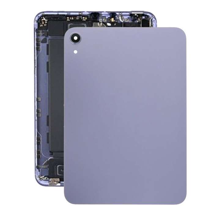 For iPad Mini 6 2021 WiFi Version Aluminum Alloy Back Battery Cover(Purple)