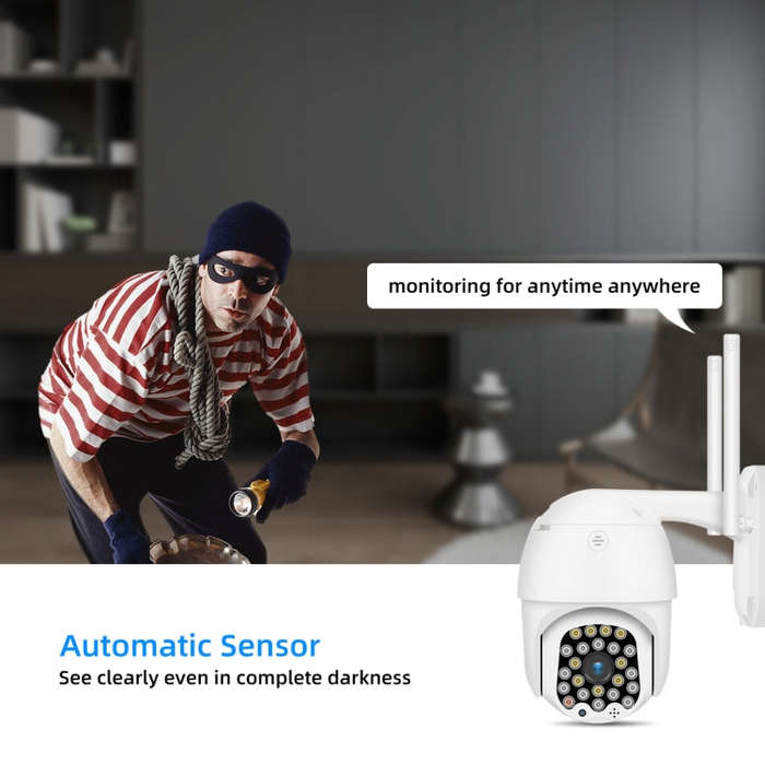 QX18 1080P HD WiFi IP Camera, Support Night Vision & Motion Detection & Two Way Audio & TF Card, ...