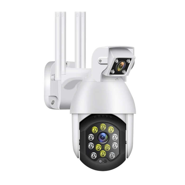 QX41 1080P 2.0MP Dual Lens IP66 Waterproof Panoramic PTZ WIFI Camera, Support Day and Night Full ...