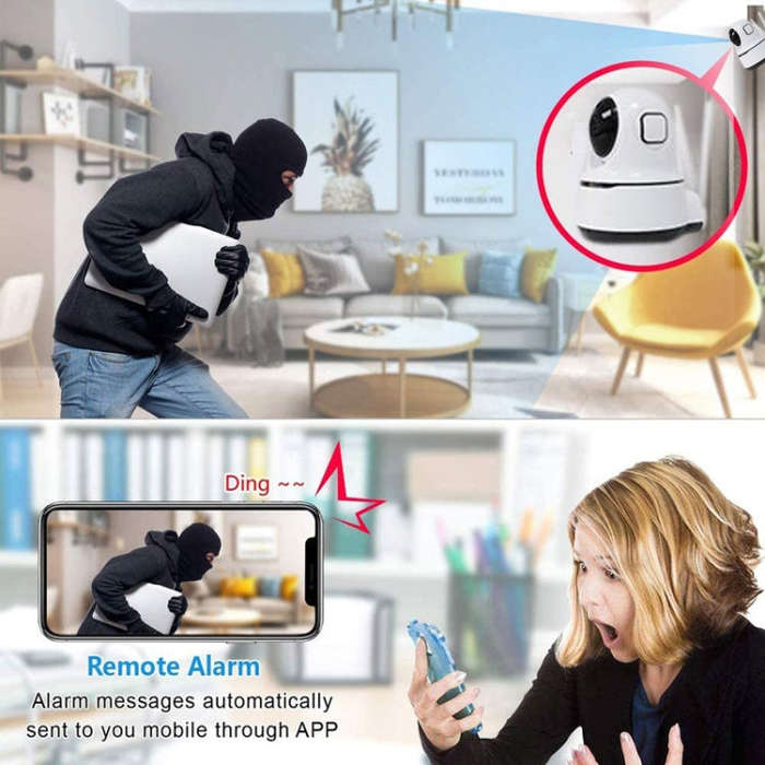 PAF200 2MP 1080P HD Wireless IP Camera, Support Motion Detection & Infrared Night Vision & TF Car...