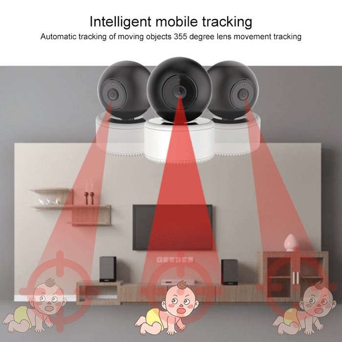 YT46 HD Wireless Indoor Network Shaking Head Camera, Support Motion Detection & Infrared Night Vi...